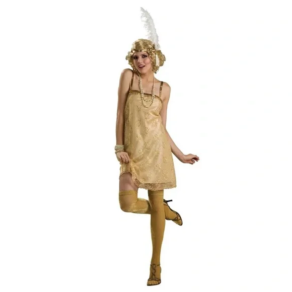 Rubie's | Dresses | Flapper Costume Adult Roaring 2s Fancy Dress | Poshmark Rubie's | Dresses | Flapper Costume Adult Roaring 2s Fancy Dress | Poshmark